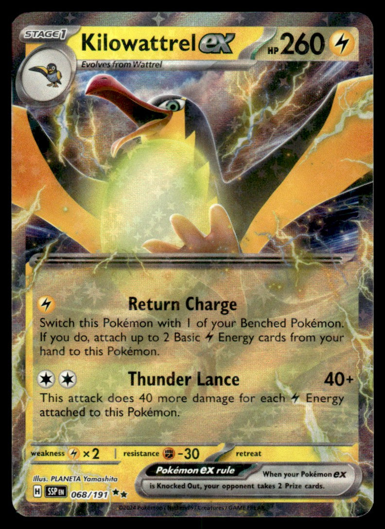 Kilowattrel ex 068/191 - Surging Sparks - Scarlet & Violet