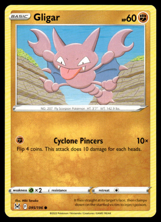 Gligar 095/196 Comun - Lost Origin - Sword & Shield