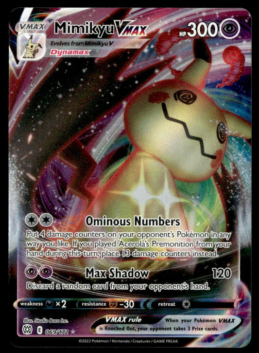 Mimikyu VMAX 069/172 - Brilliant Stars - Sword & Shield