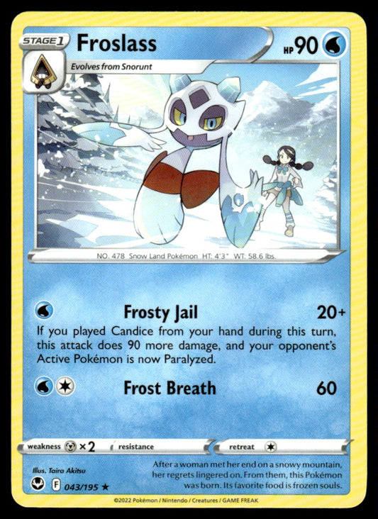 Froslass 043/195 Rare - Silver Tempest - Sword & Shield