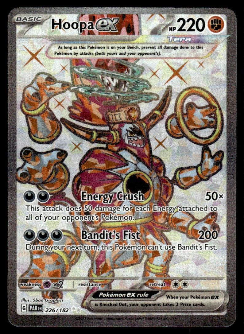 Hoopa ex 226/182 - Paradox Rift - Scarlet & Violet
