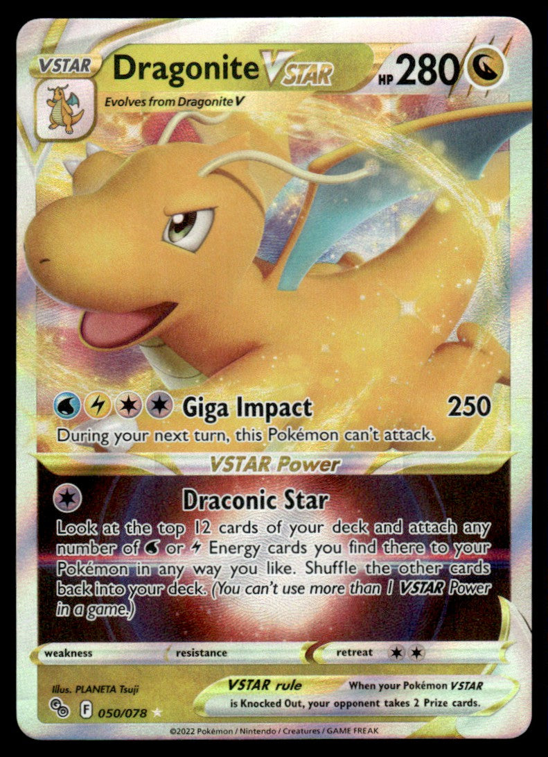 Dragonite VSTAR 050/078 - Pokémon GO - Sword & Shield