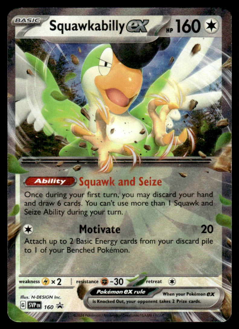 Squawkabilly ex 160/PRSV - Scarlet & Violet - Promos - Scarlet & Violet