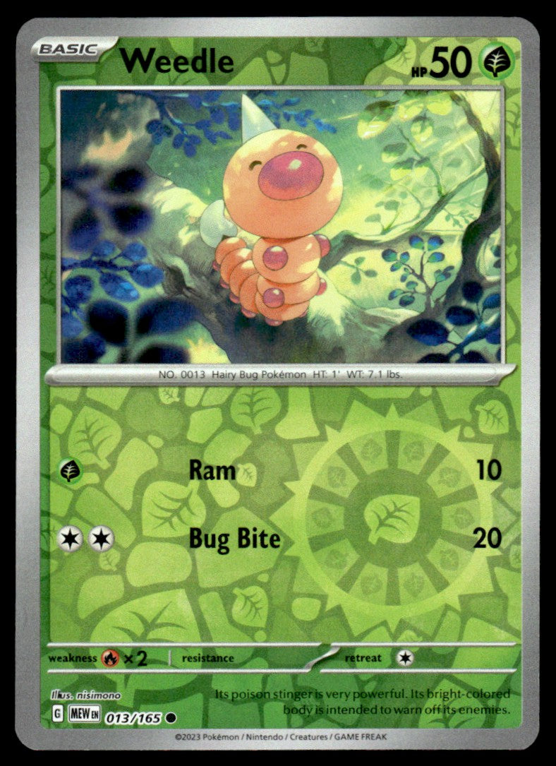 Weedle 013/165 Reverse - Scarlet & Violet - 151 - Scarlet & Violet