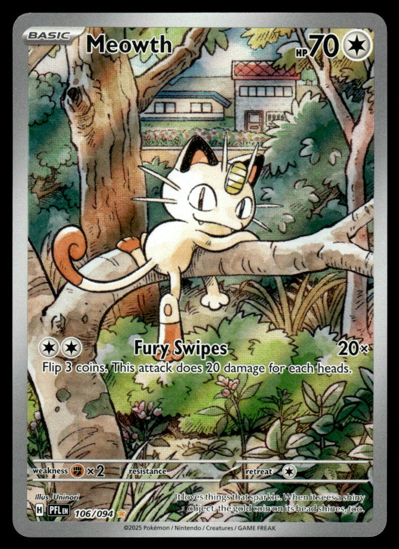 Meowth 106/094 - Phantasmal Flames - Mega Evolution