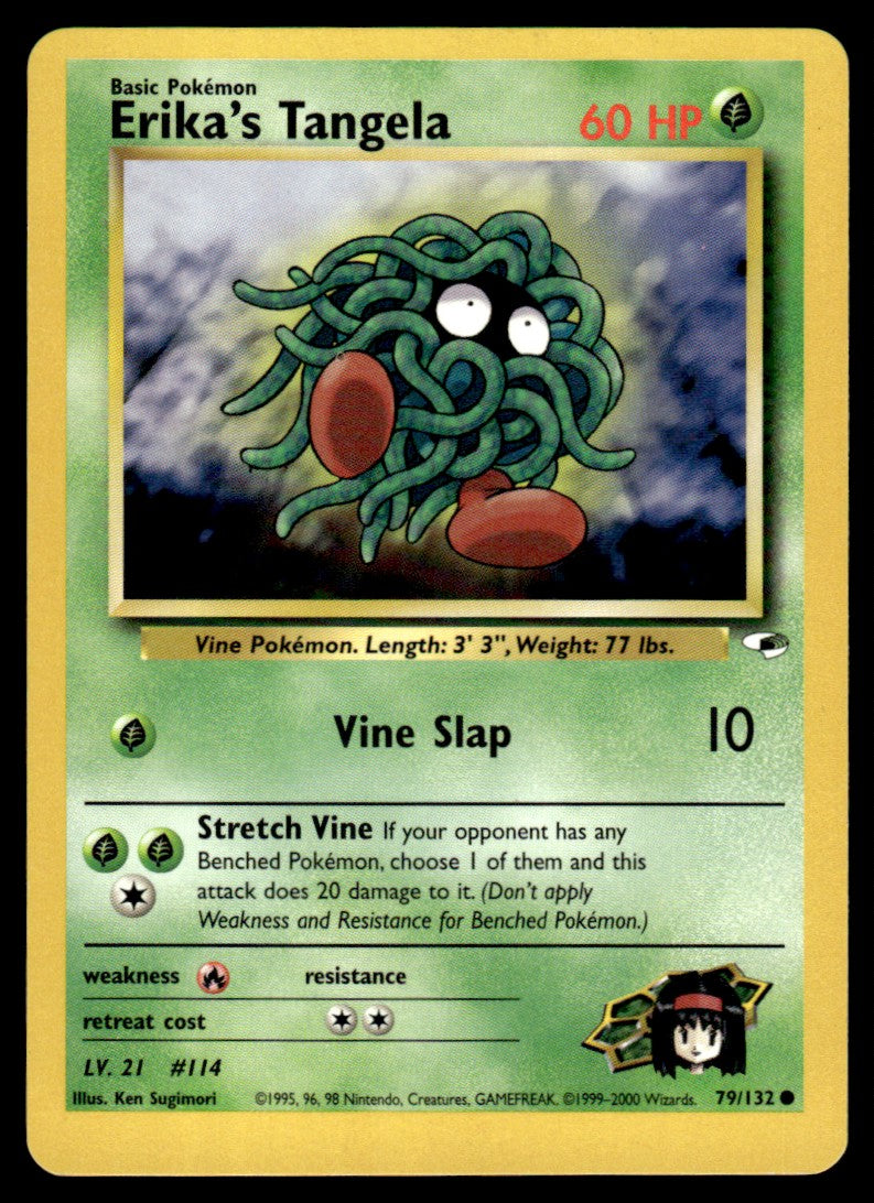 LP Erika’s Tangela 79 No Holo - Gym Heroes