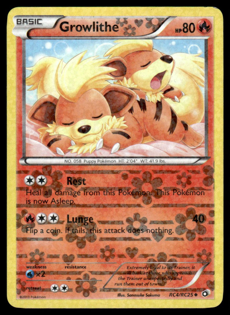 NM Growlithe RC4 - Radiant Collection
