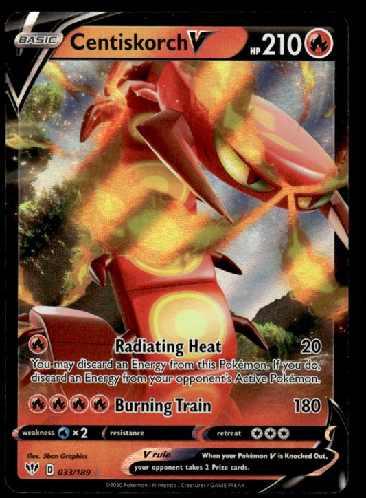 Centiskorch V 033/189 - Darkness Ablaze - Sword & Shield