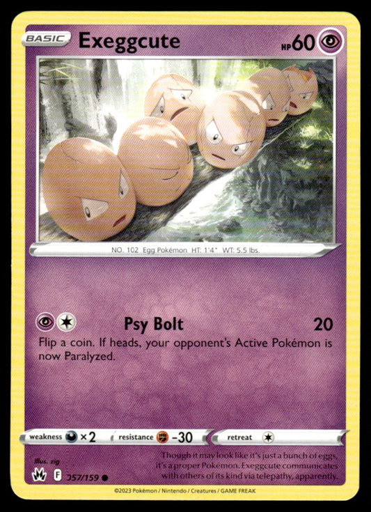 Exeggcute 057/159 Comun - Crown Zenith - Sword & Shield
