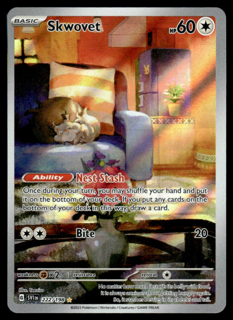 Skwovet 222/198 - Scarlet & Violet Base Set - Scarlet & Violet