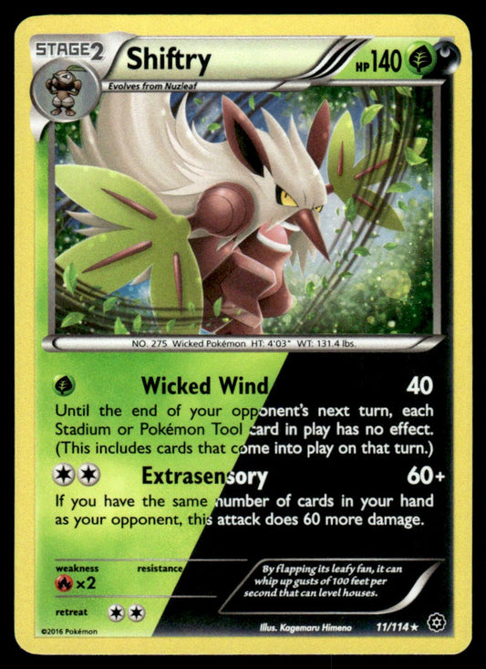 NM - Shiftry (Cosmo Holo) 11 - Holo - Steam Siege