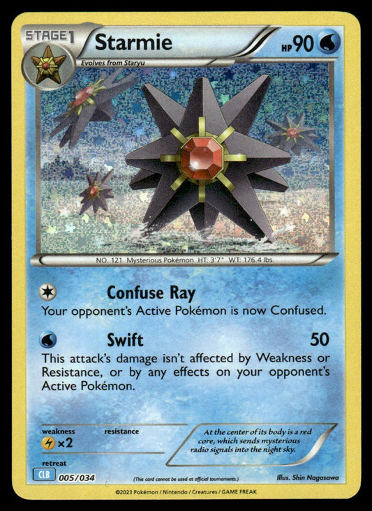 Starmie 005/034 - Trading Card Game Classic
