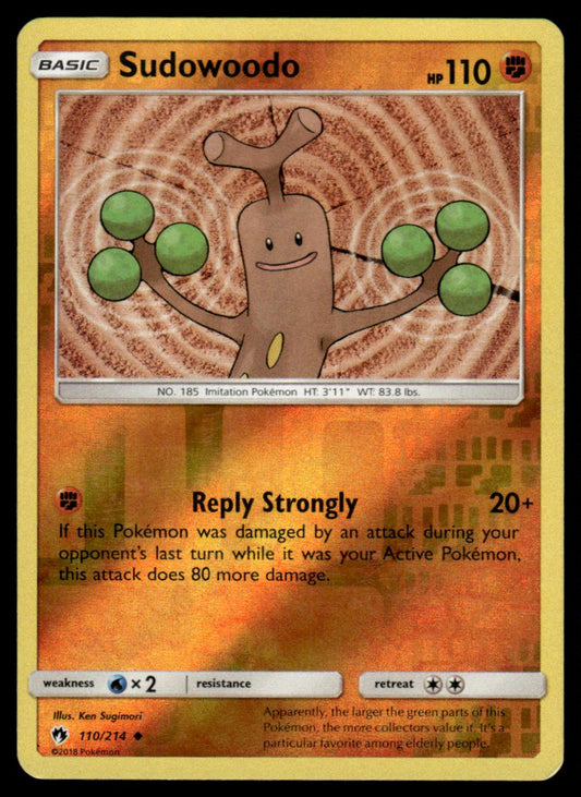 NM - Sudowoodo 110 - Reverse - Lost Thunder