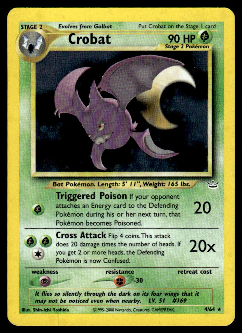 Crobat - NM Holo - 4 - Revelation