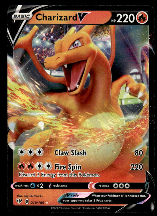 Charizard V 019/189 - Darkness Ablaze - Sword & Shield