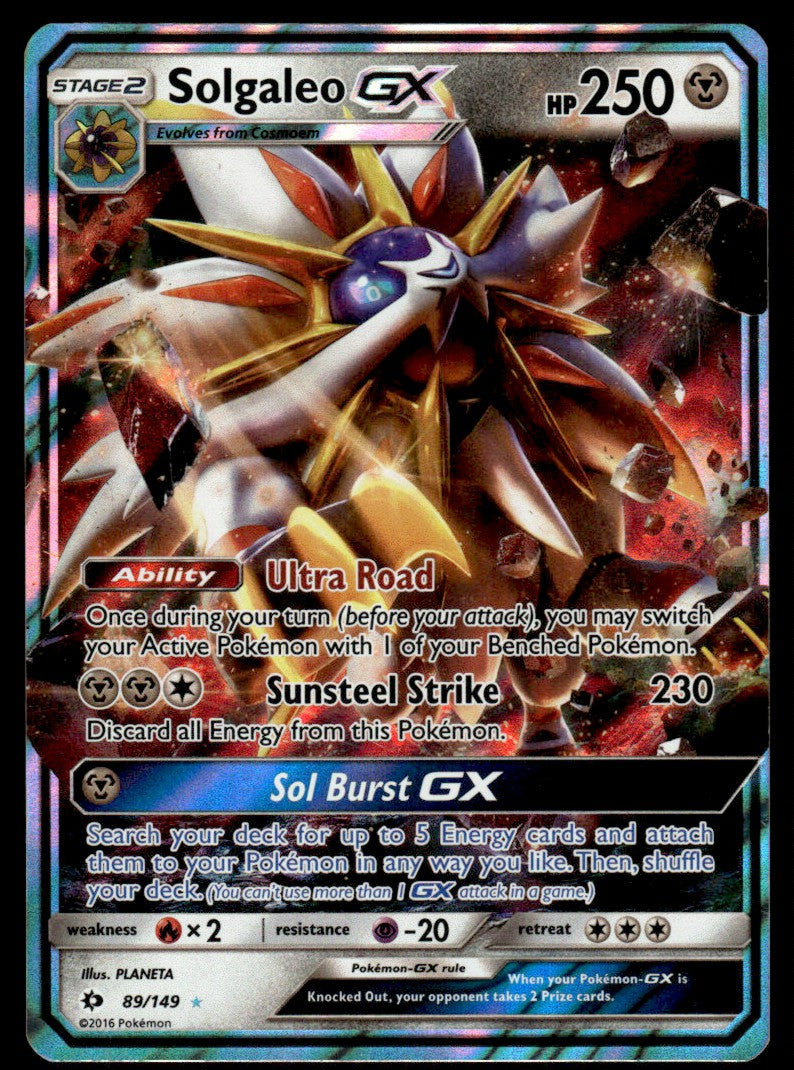 NM Solgaleo-GX 89 - Sun & Moon Base Set