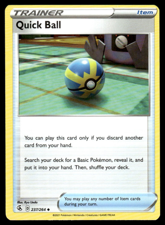 Quick Ball 237/264 Uncomon - Fusion Strike - Sword & Shield