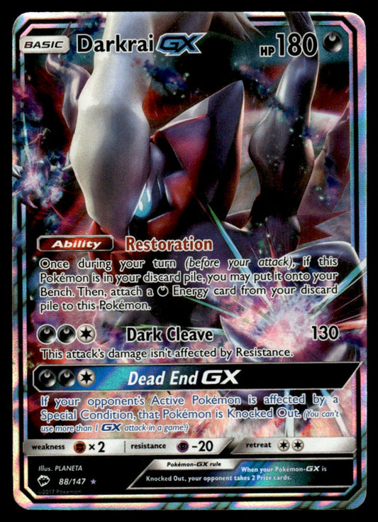 Darkrai-GX - NM - 88 - Burning Shadows