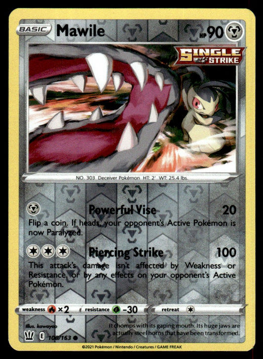 Mawile 100/163 Reverse - Battle Styles - Sword & Shield