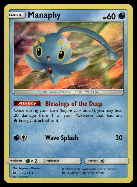 LP - Manaphy 25 - Holo - Shining Legends