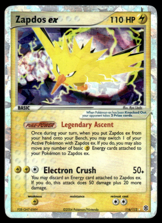 LP - Zapdos ex 116 - Holo - FireRed & LeafGreen
