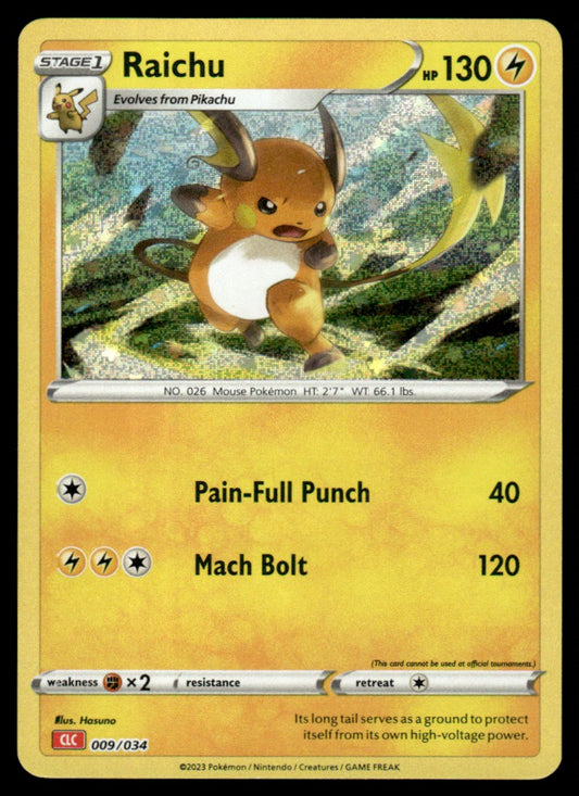 Raichu 009/034 - Trading Card Game Classic