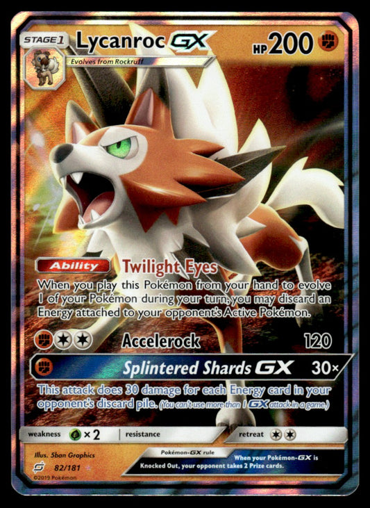 NM Lycanroc-GX 82 - Team Up