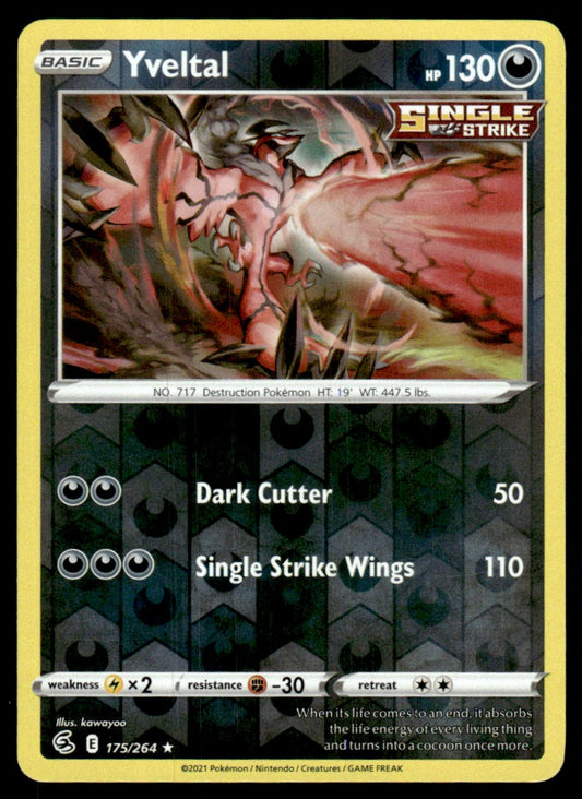Yveltal 175/264 Reverse - Fusion Strike - Sword & Shield