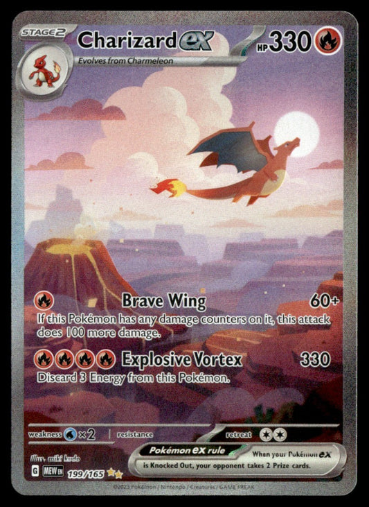 Charizard ex 199/165 - Scarlet & Violet - 151 - Scarlet & Violet