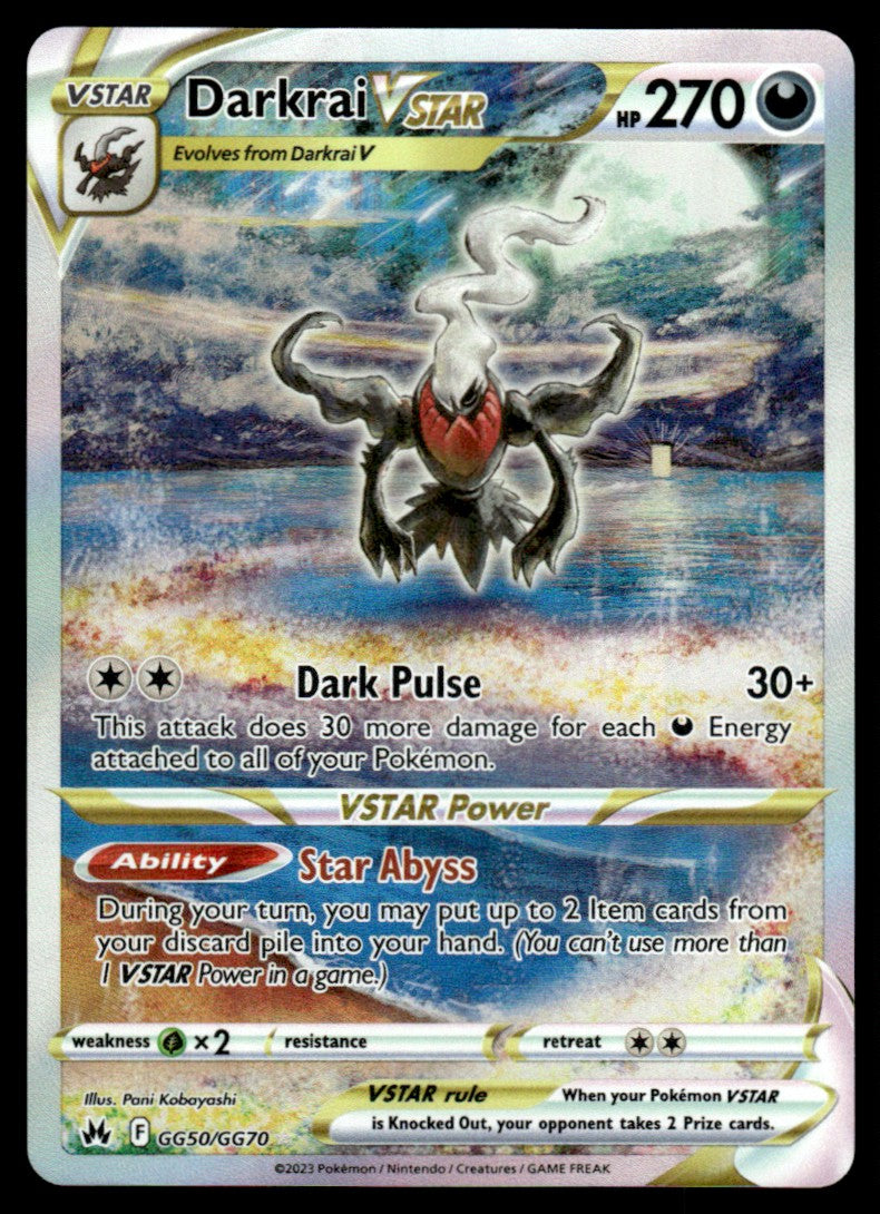 Darkrai VSTAR GG50/GG70 - Crown Zenith - Galarian Gallery - Sword & Shield