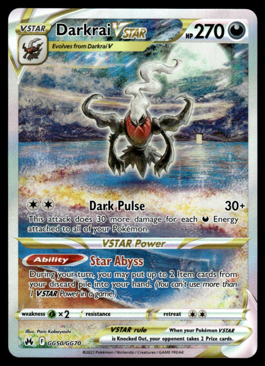 Darkrai VSTAR GG50/GG70 - Crown Zenith - Galarian Gallery - Sword & Shield