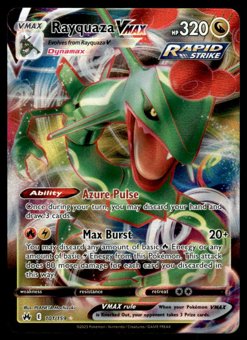 Rayquaza VMAX 101/159 - Crown Zenith - Sword & Shield