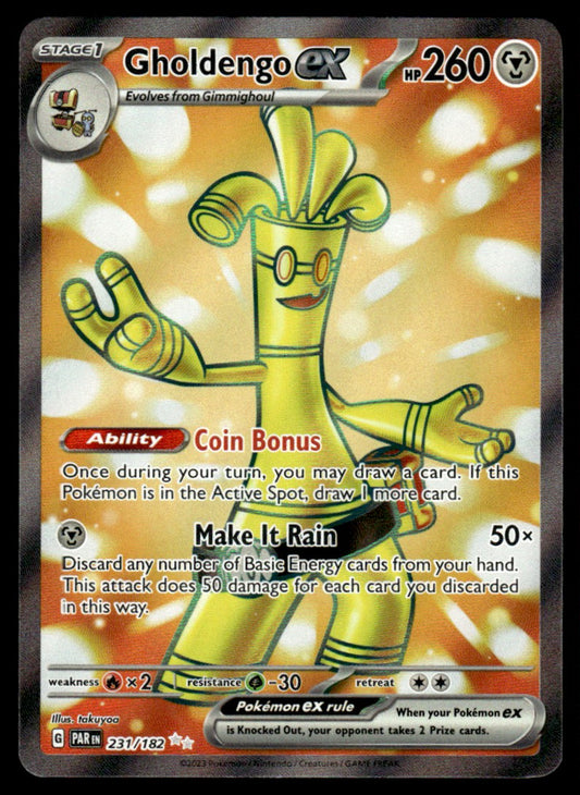 Gholdengo ex 231 - Paradox Rift - Scarlet & Violet