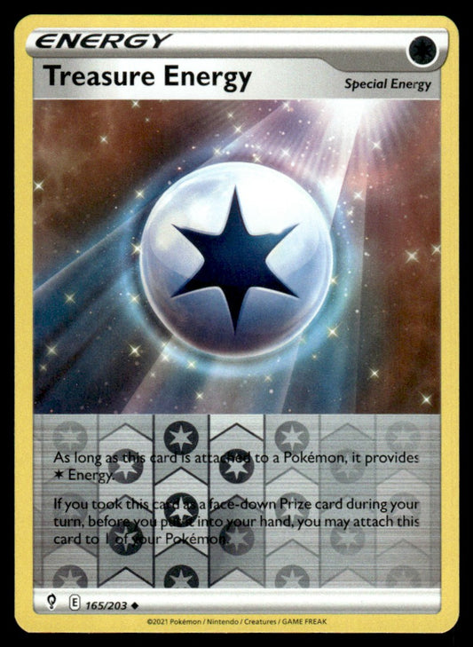 Treasure Energy 165/203 Reverse - Evolving Skies - Sword & Shield