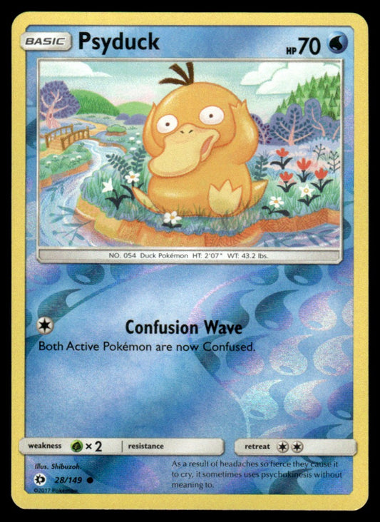 NM - Psyduck 28 - Reverse - Sun & Moon