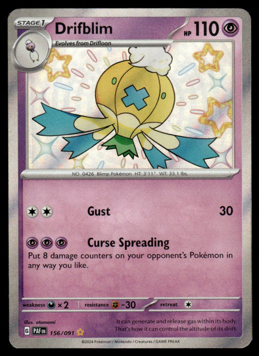 Drifblim 156/091 - Paldean Fates - Scarlet & Violet