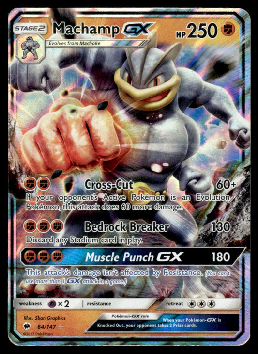 MP Machamp-GX 64 - Burning Shadows