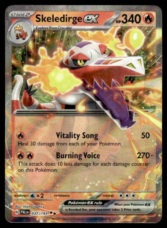 Skeledirge ex 037/193 - Paldea Evolved - Scarlet & Violet