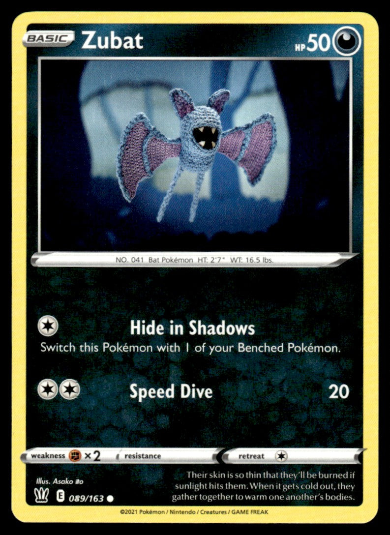 Zubat 089/163 Comun - Battle Styles - Sword & Shield