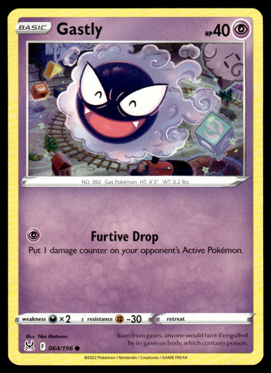 Gastly 064/196 Comun - Lost Origin - Sword & Shield