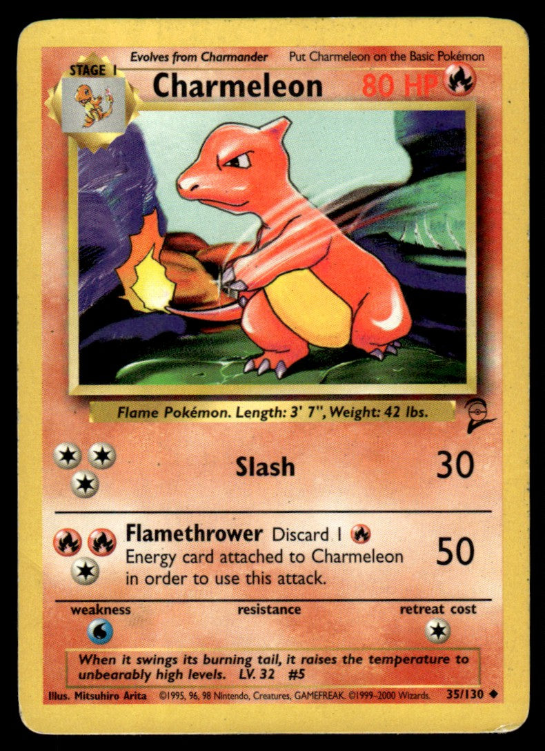 LP Charmeleon 35 No Holo - Base Set 2