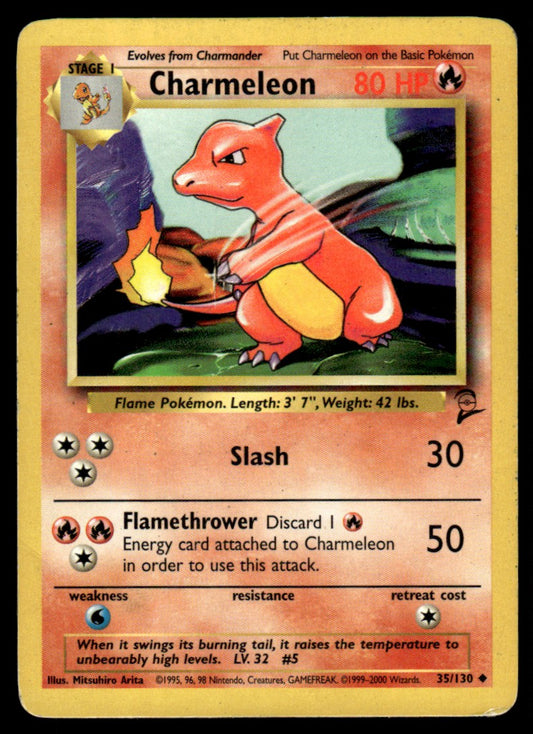 LP Charmeleon 35 No Holo - Base Set 2