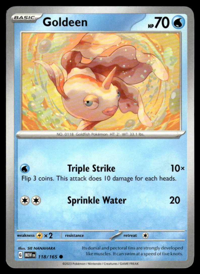 Goldeen 118/165 Comun - Scarlet & Violet - 151 - Scarlet & Violet