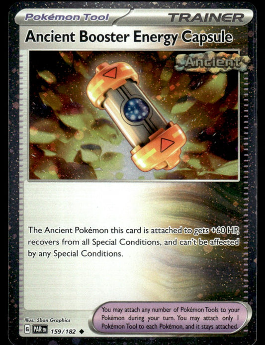 Ancient Booster Energy Capsule 159/182 Holo - Paradox Rift - Scarlet & Violet