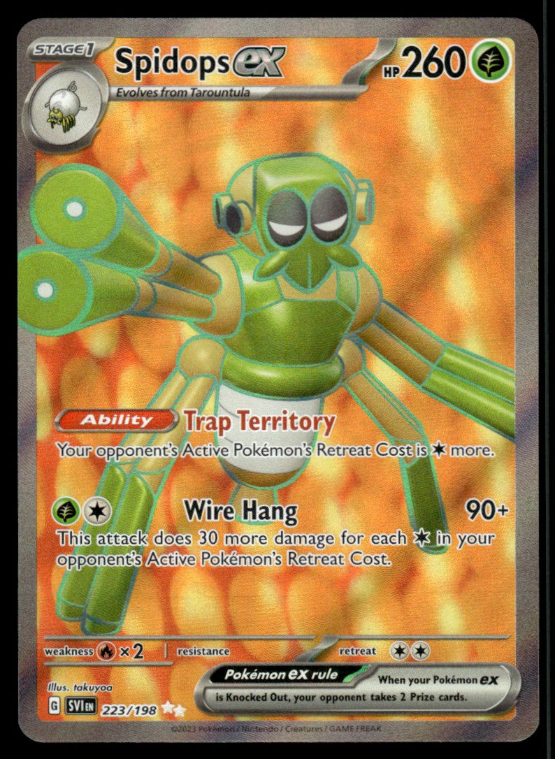 Spidops ex 223/198 - Scarlet & Violet Base Set - Scarlet & Violet