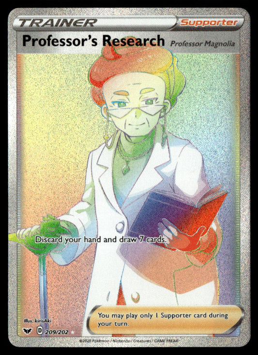 Professor’s Research 209/202 - Sword & Shield Base Set - Sword & Shield