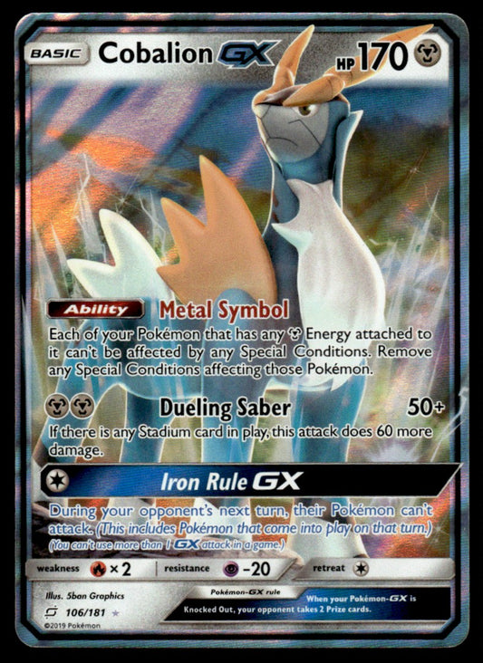 NM Cobalion-GX 106 - Team Up