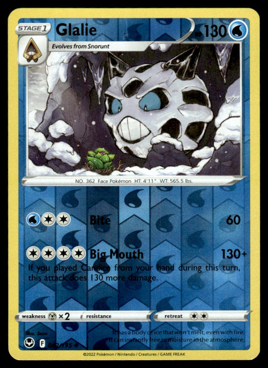 Glalie 042/195 Reverse - Silver Tempest - Sword & Shield