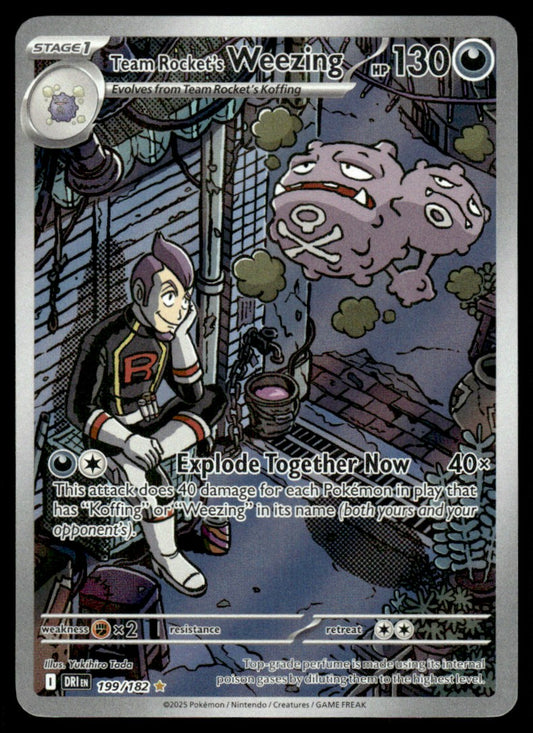 Team Rocket's Weezing 199/182 - Destined Rivals - Scarlet & Violet