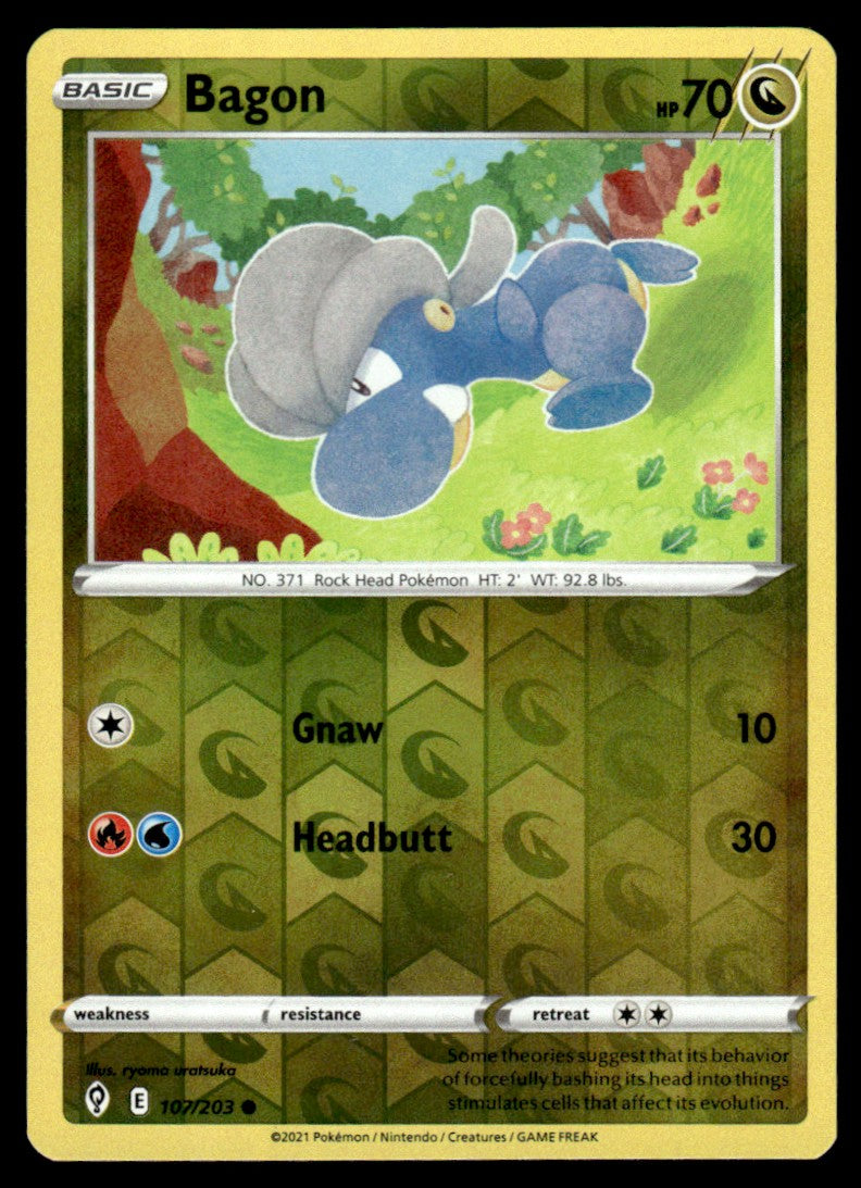 Bagon 107/203 Reverse - Evolving Skies - Sword & Shield